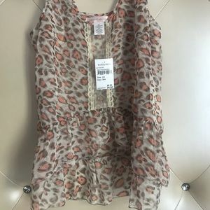 Pink Animal print tank